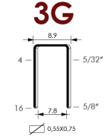Скоба 3G/14, Omer (10 / 220 тыс.шт.)