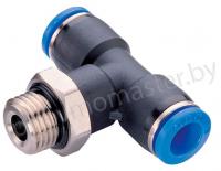 Фитинг T-образный цанговый 10мм - наружная резьба M22, CDC Pneumatics