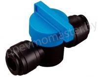 Кран шаровый под трубку 8мм, CDC Pneumatics