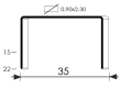 Скоба тип B, 35